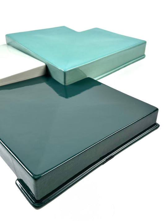 Folded Square Handcrafted Tile