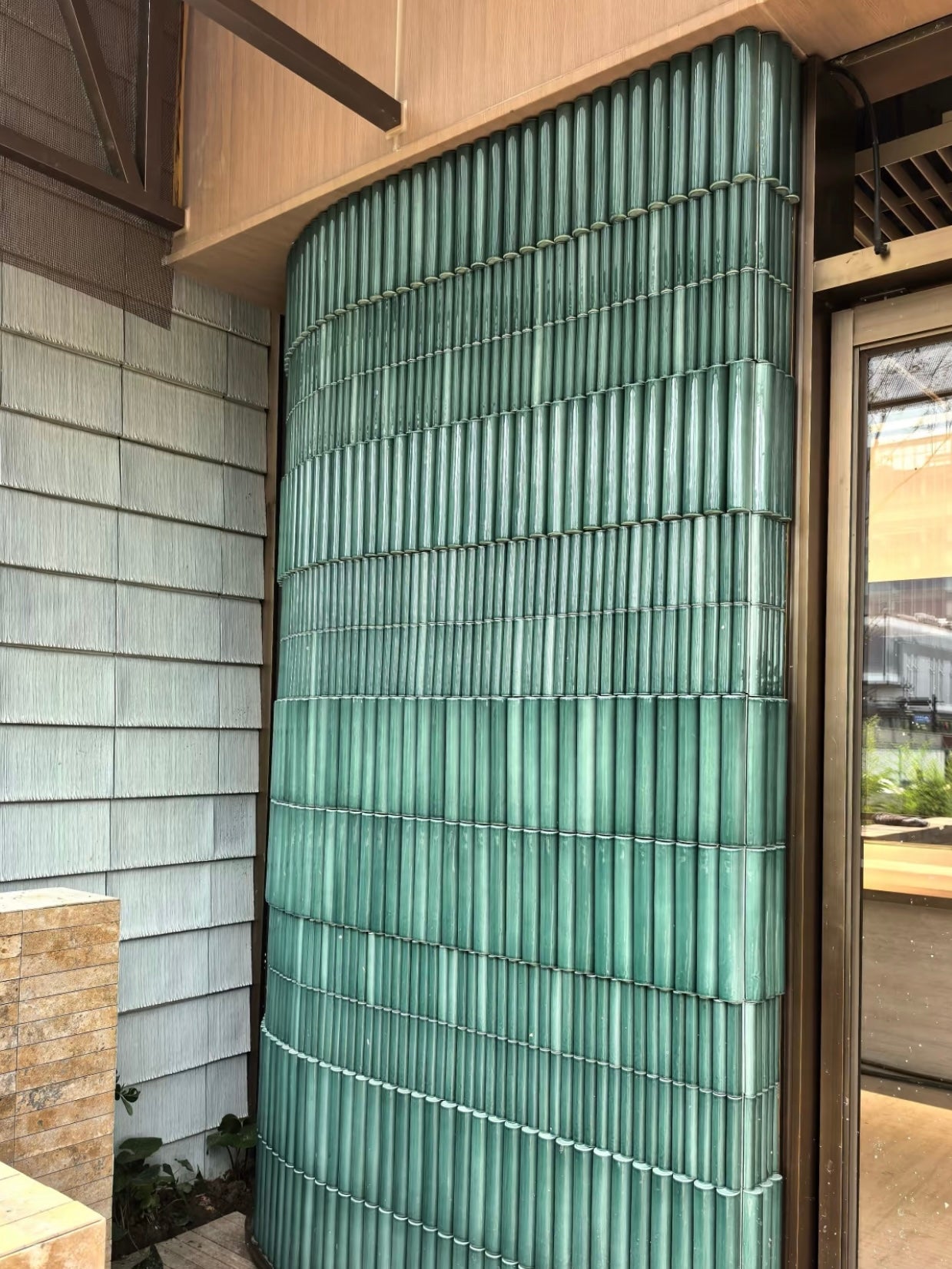 Bamboo Column Handcrafted Tile