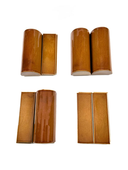 Amber Barrel Handcrafted Tile