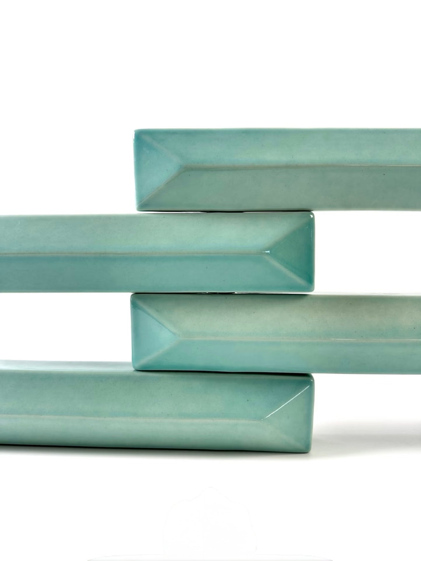 Aqua Ridge Handcrafted Tile