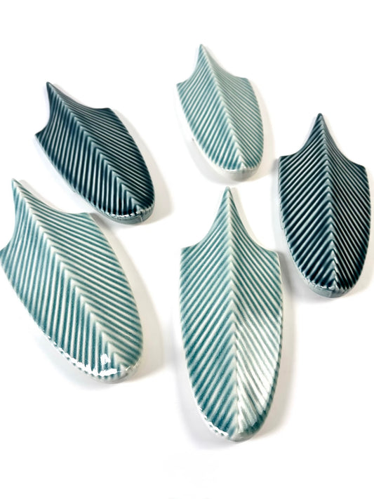 Aqua Leaf Tile