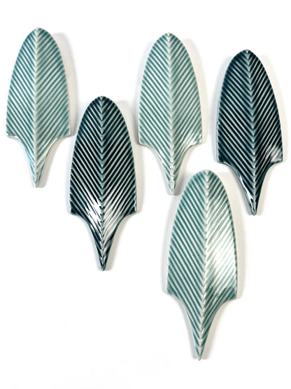 Aqua Leaf Tile