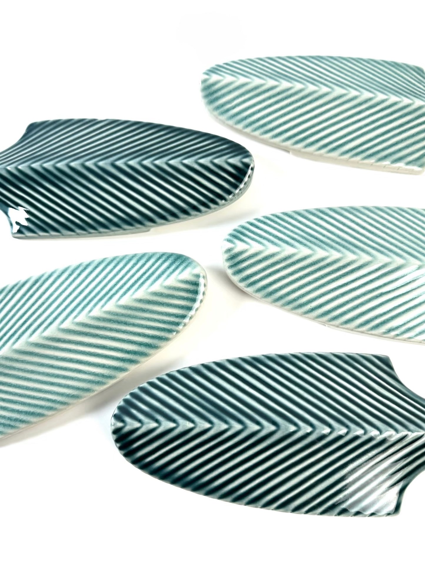Aqua Leaf Tile
