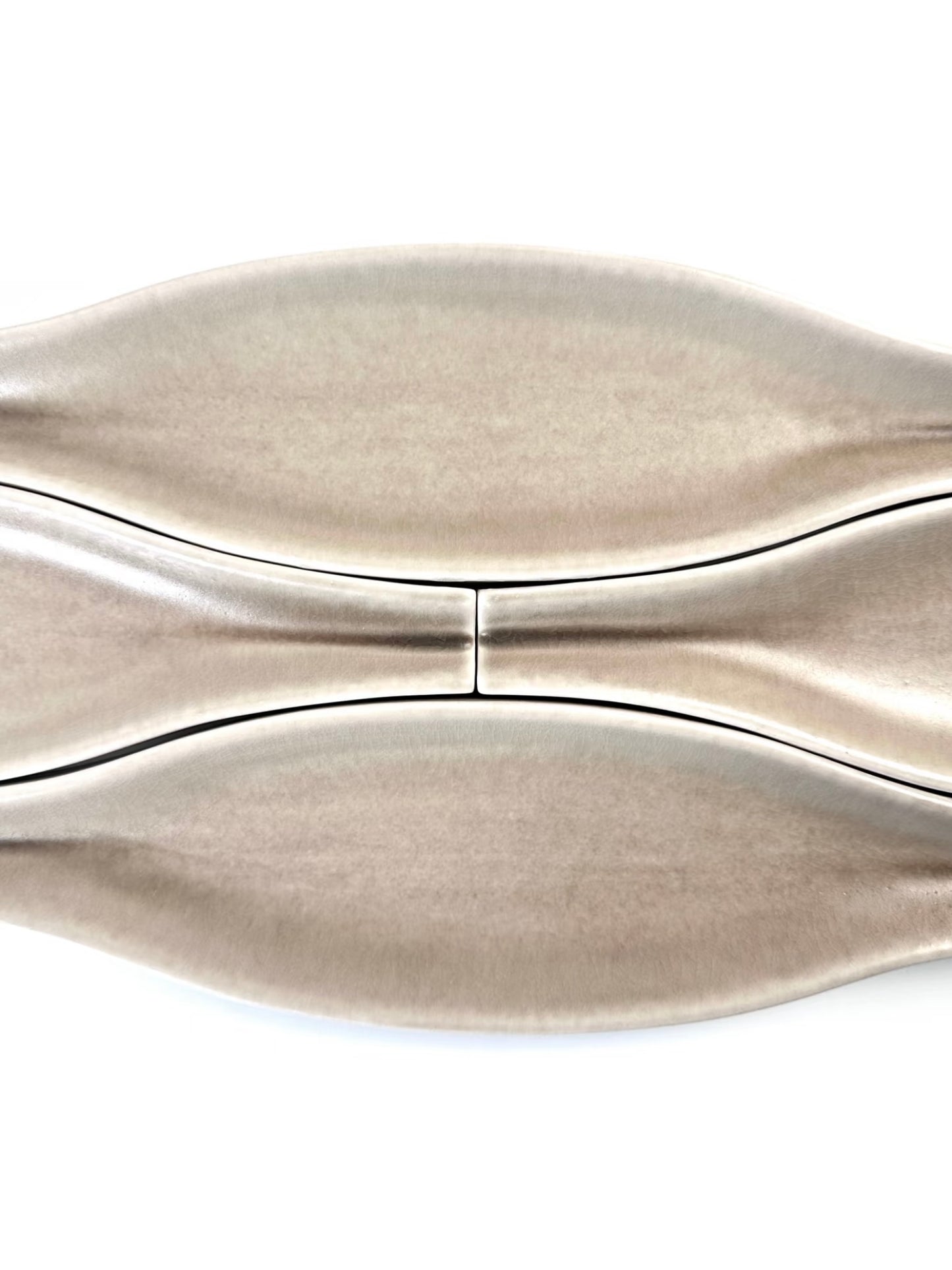 Ivory Leaf Ceramic Tile
