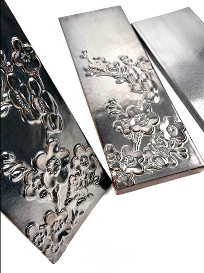 Blossom Relief Ceramic Tile