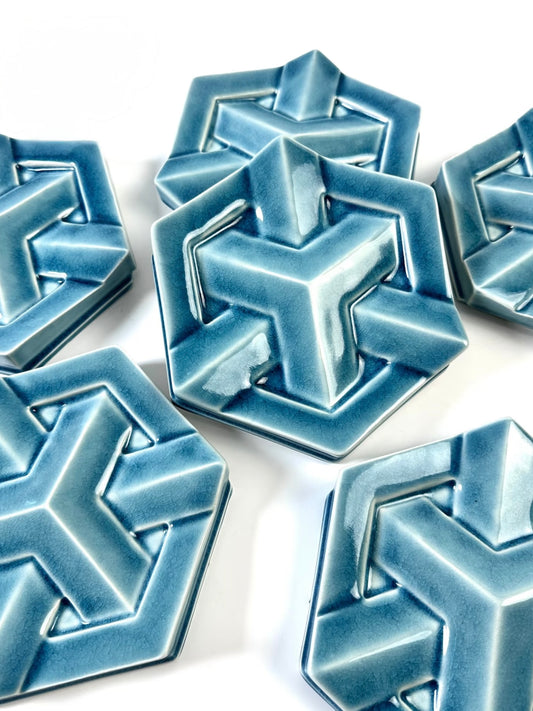 Snowflake Hexagon Tile