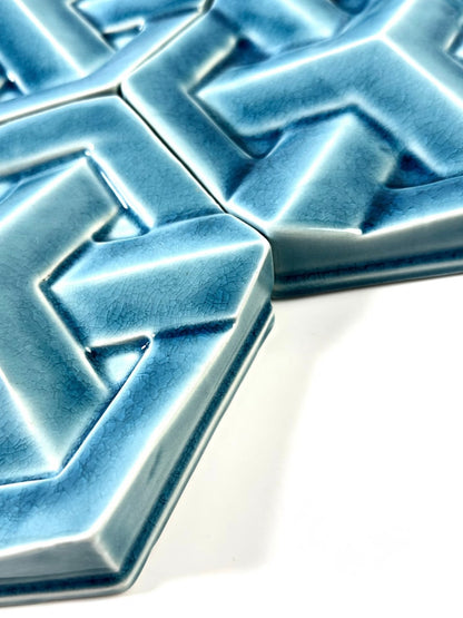 Snowflake Hexagon Tile
