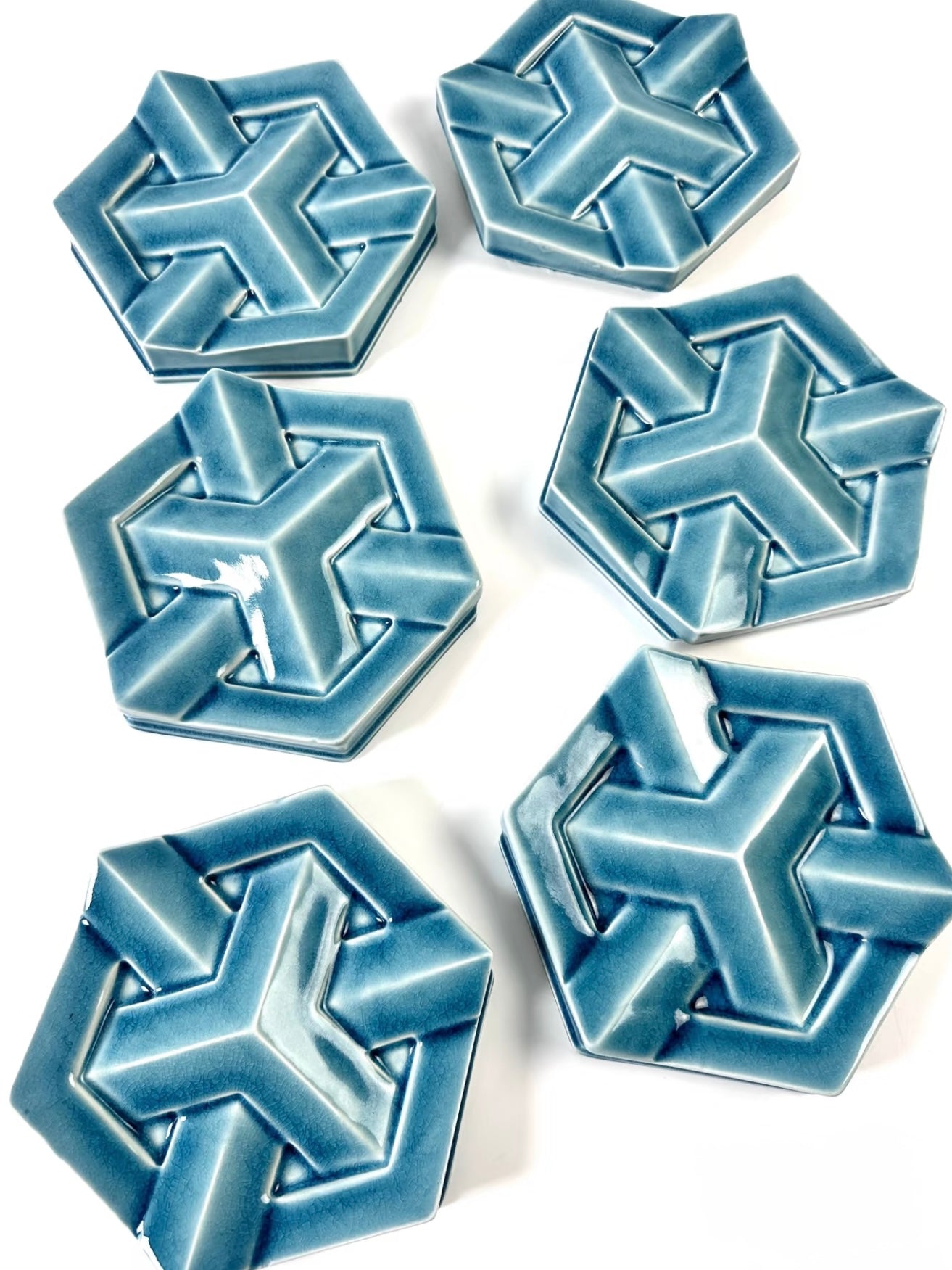 Snowflake Hexagon Tile