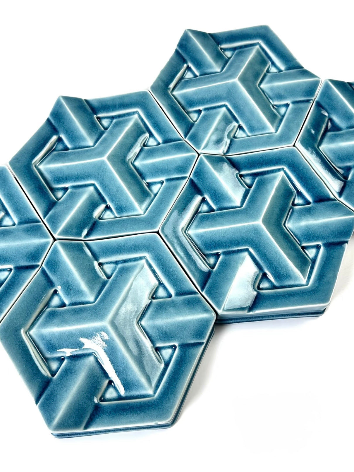 Snowflake Hexagon Tile