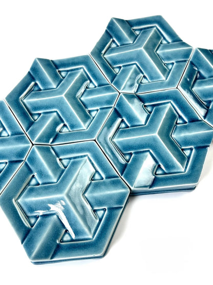 Snowflake Hexagon Tile