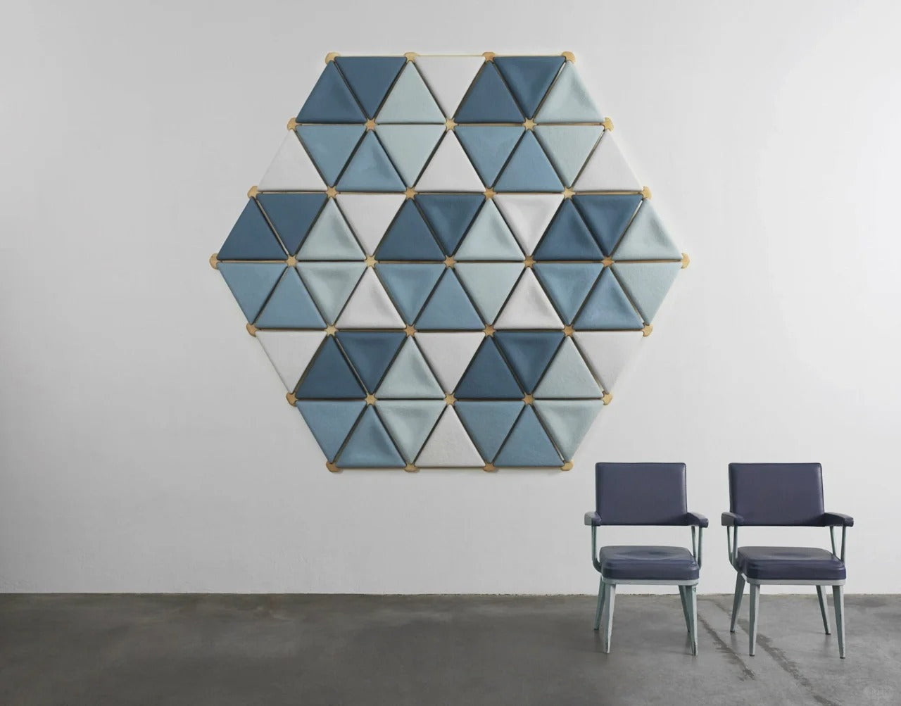 Mycelium Acoustic Panel – Modular Triangle System