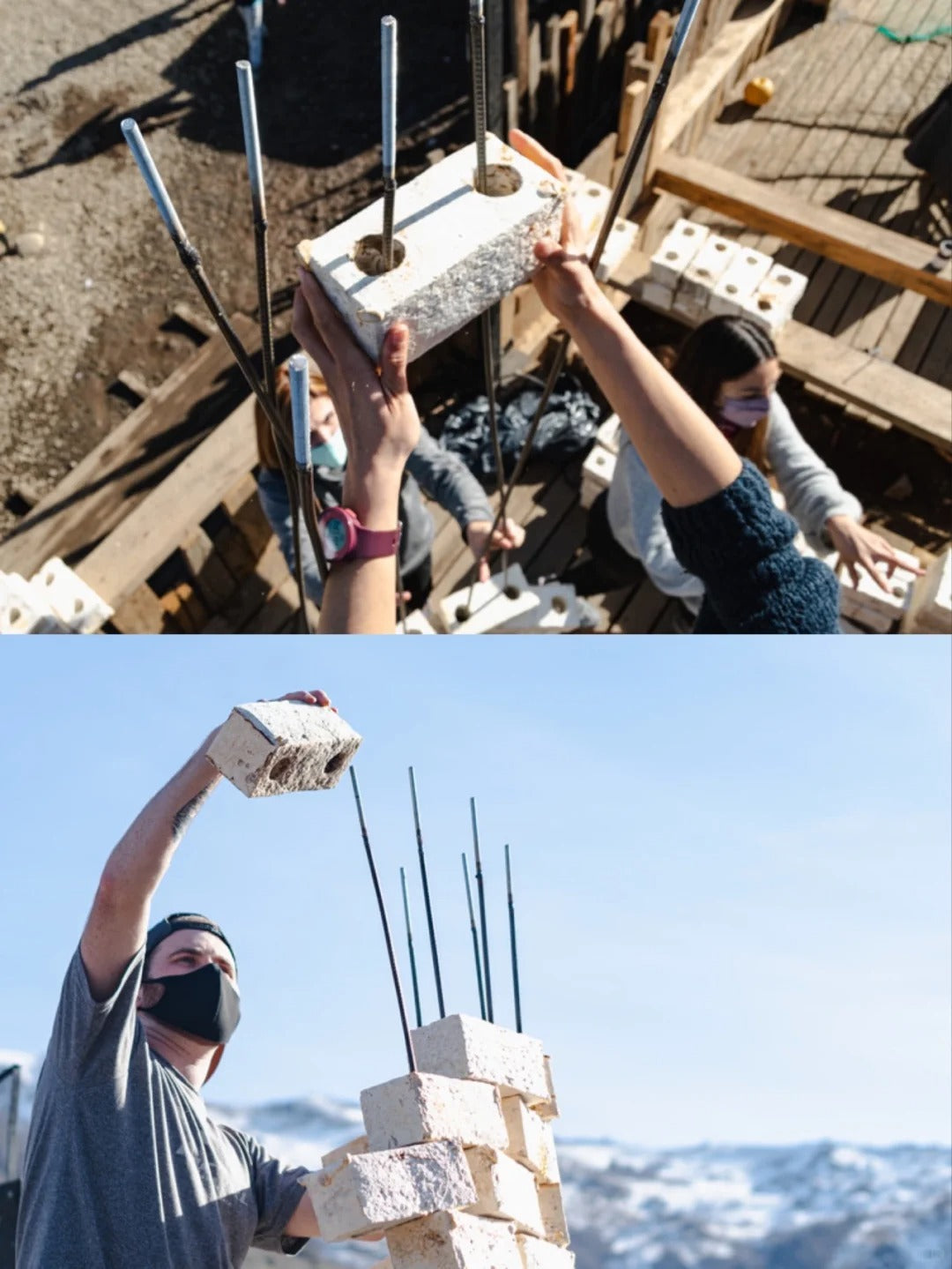 Mycelium Structural Brick – Temporary Shelter Module