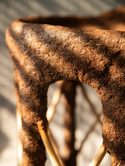 Mycelium–Earth Bio-Composite Furniture Structure