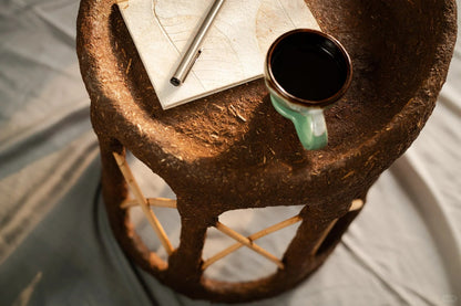 Mycelium–Earth Bio-Composite Furniture Structure