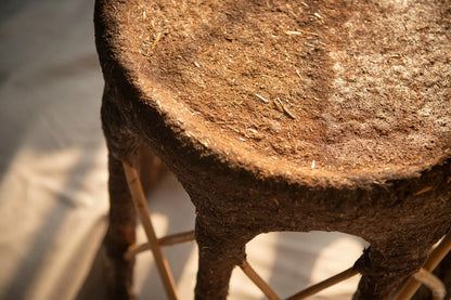 Mycelium–Earth Bio-Composite Furniture Structure
