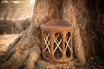 Mycelium–Earth Bio-Composite Furniture Structure