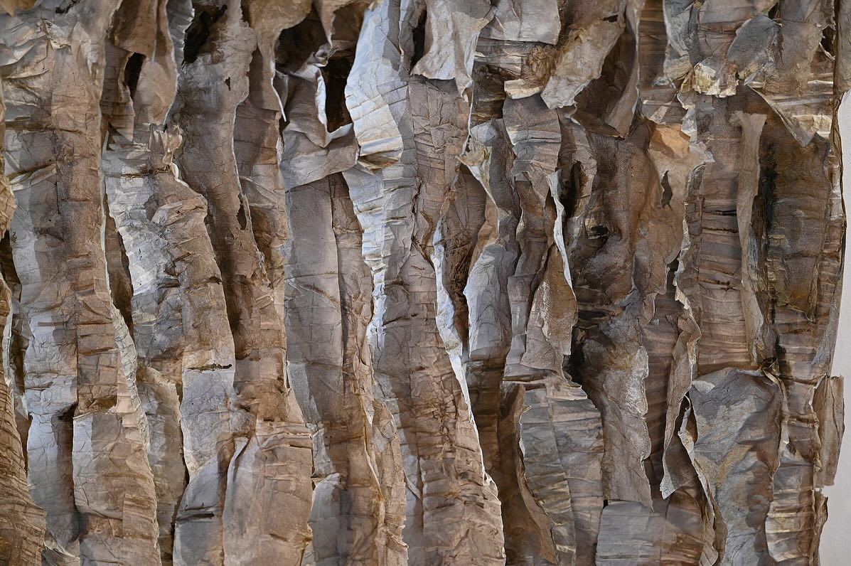 Paper Fiber Texture Panel