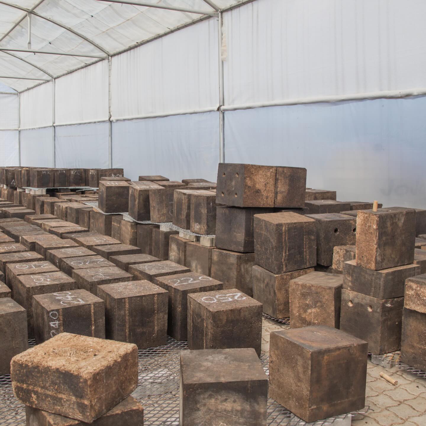 Mycelium Structural Block