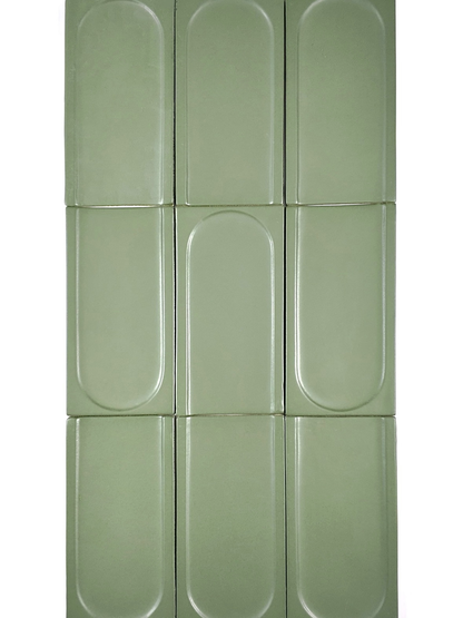 Sage Arch Relief Tile