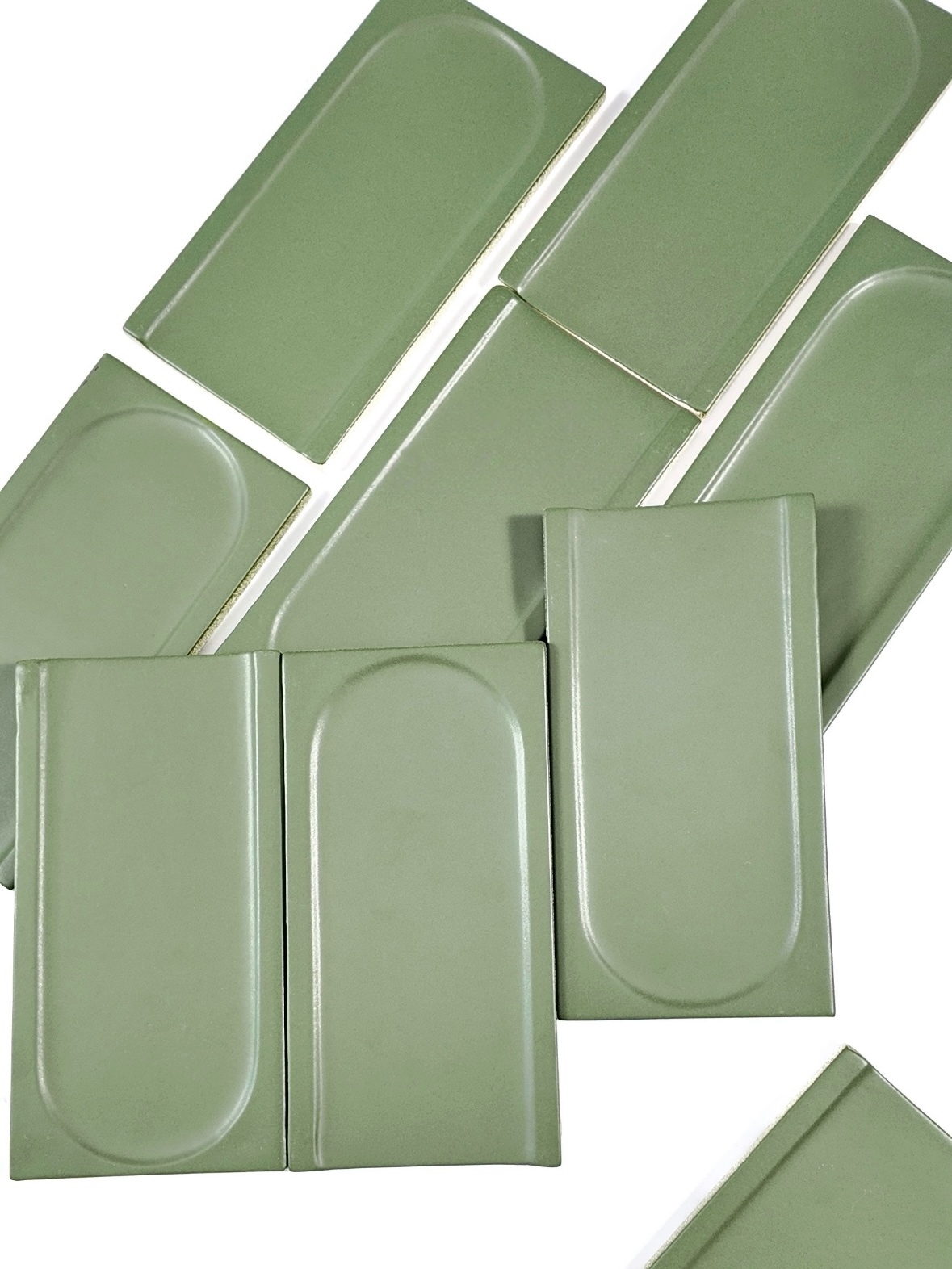 Sage Arch Relief Tile