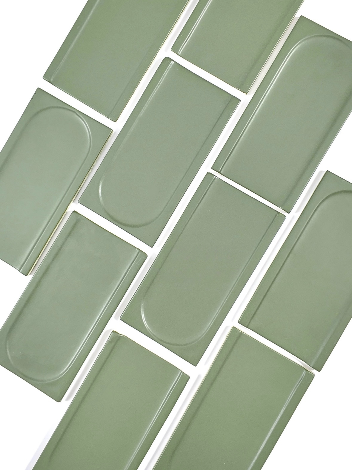 Sage Arch Relief Tile