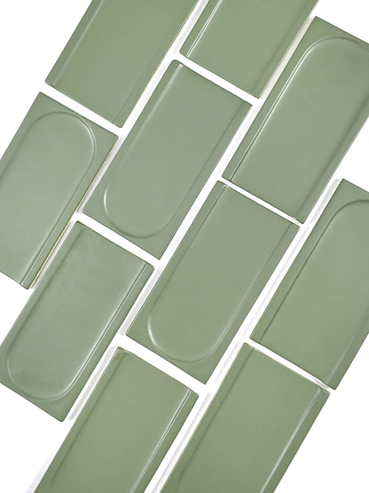 Sage Arch Relief Tile