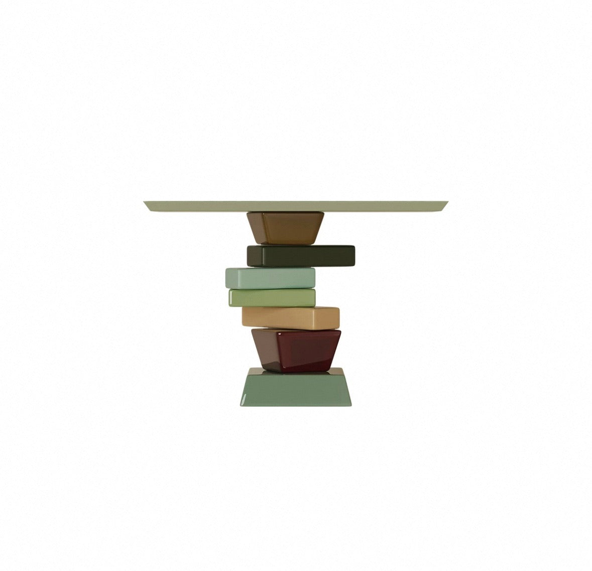 Sugar Cube Console Table