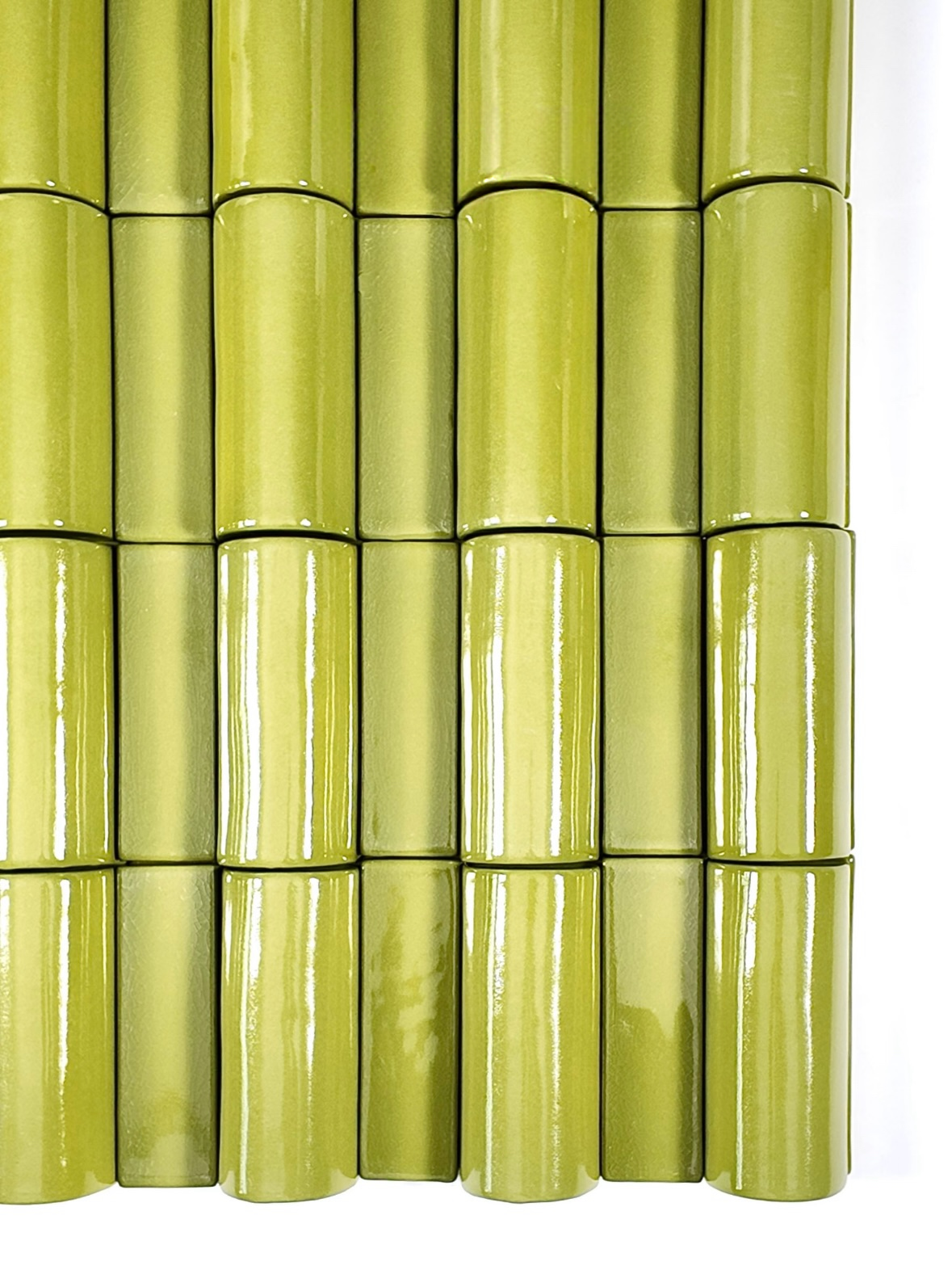 Olive Rhythm Relief Tile