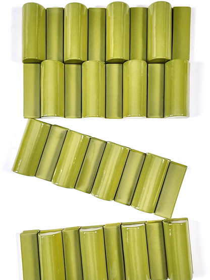 Olive Rhythm Relief Tile