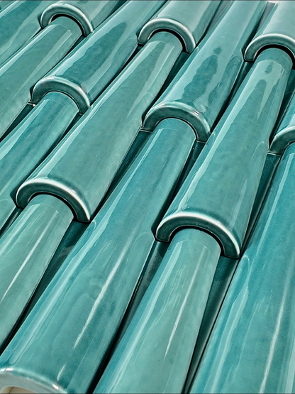 Verdigris Taper Relief Tile
