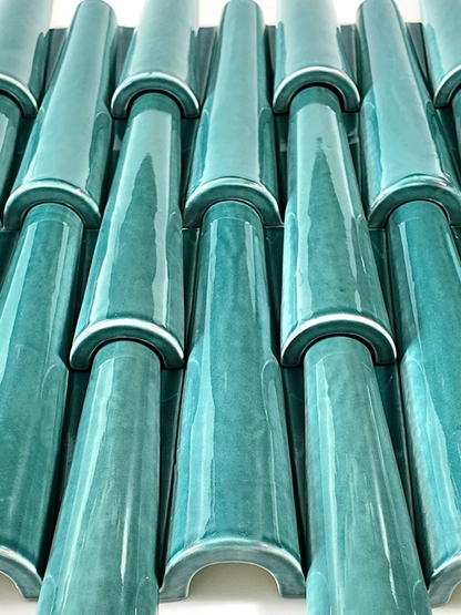 Verdigris Taper Relief Tile