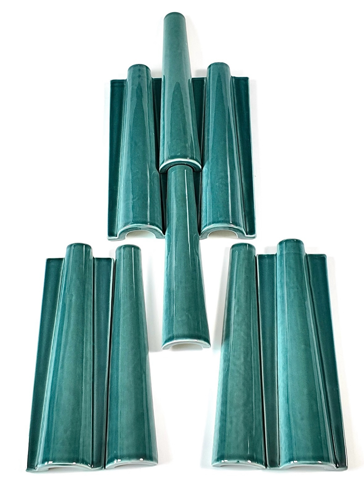 Verdigris Taper Relief Tile