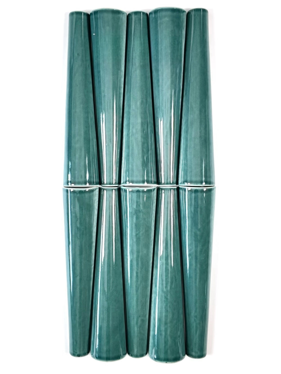 Teal Taper Relief Tile