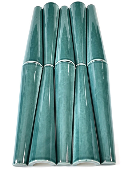 Teal Taper Relief Tile