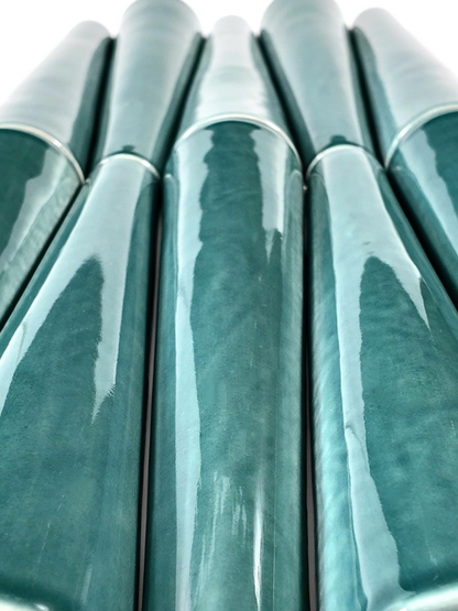 Teal Taper Relief Tile