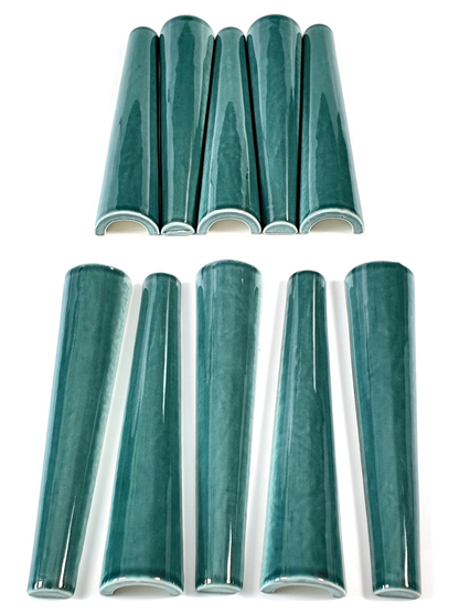 Teal Taper Relief Tile
