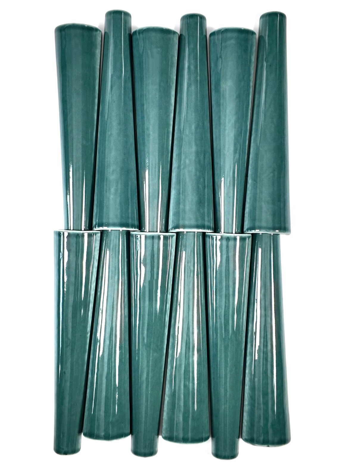 Teal Taper Relief Tile