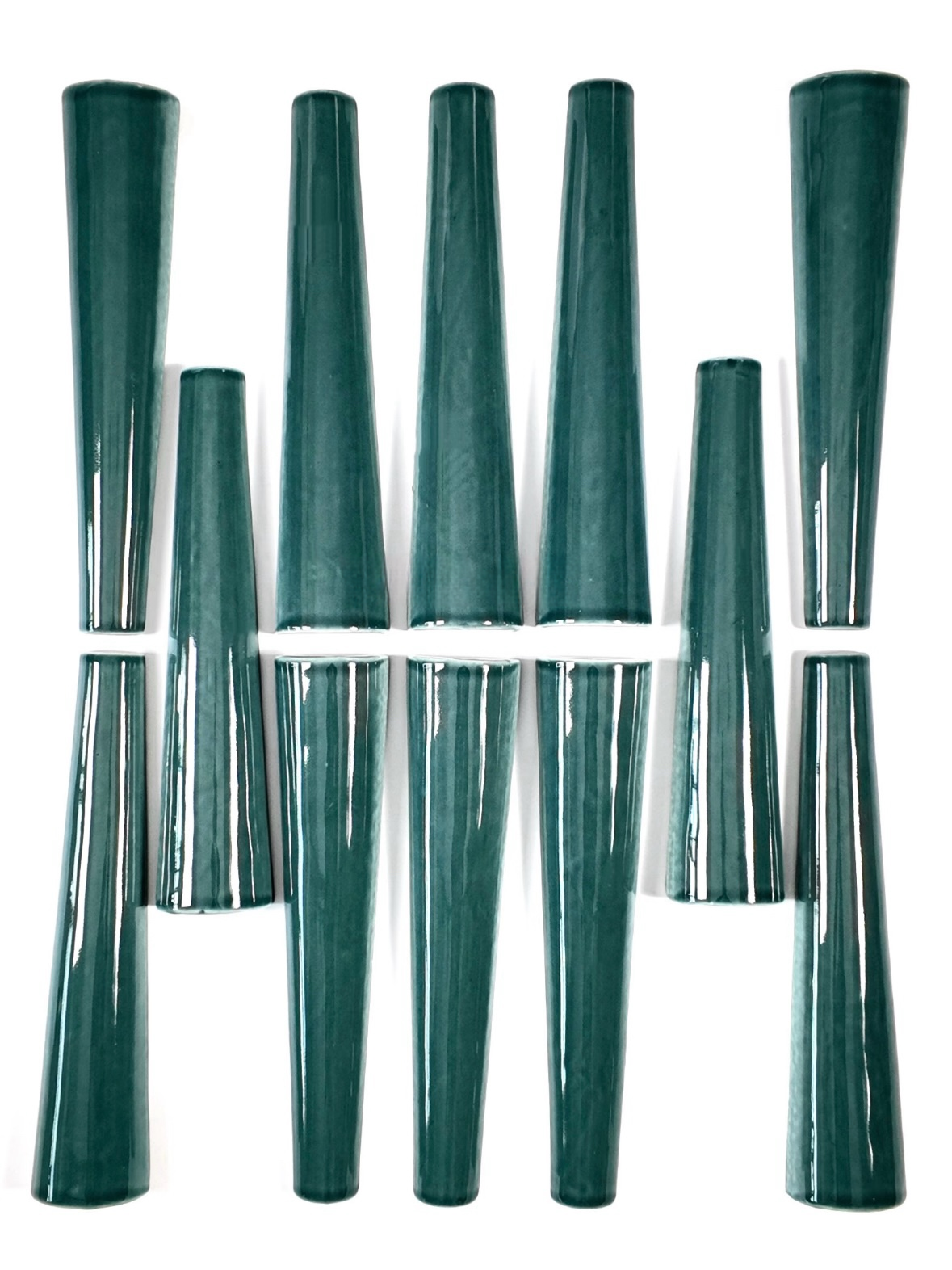 Teal Taper Relief Tile