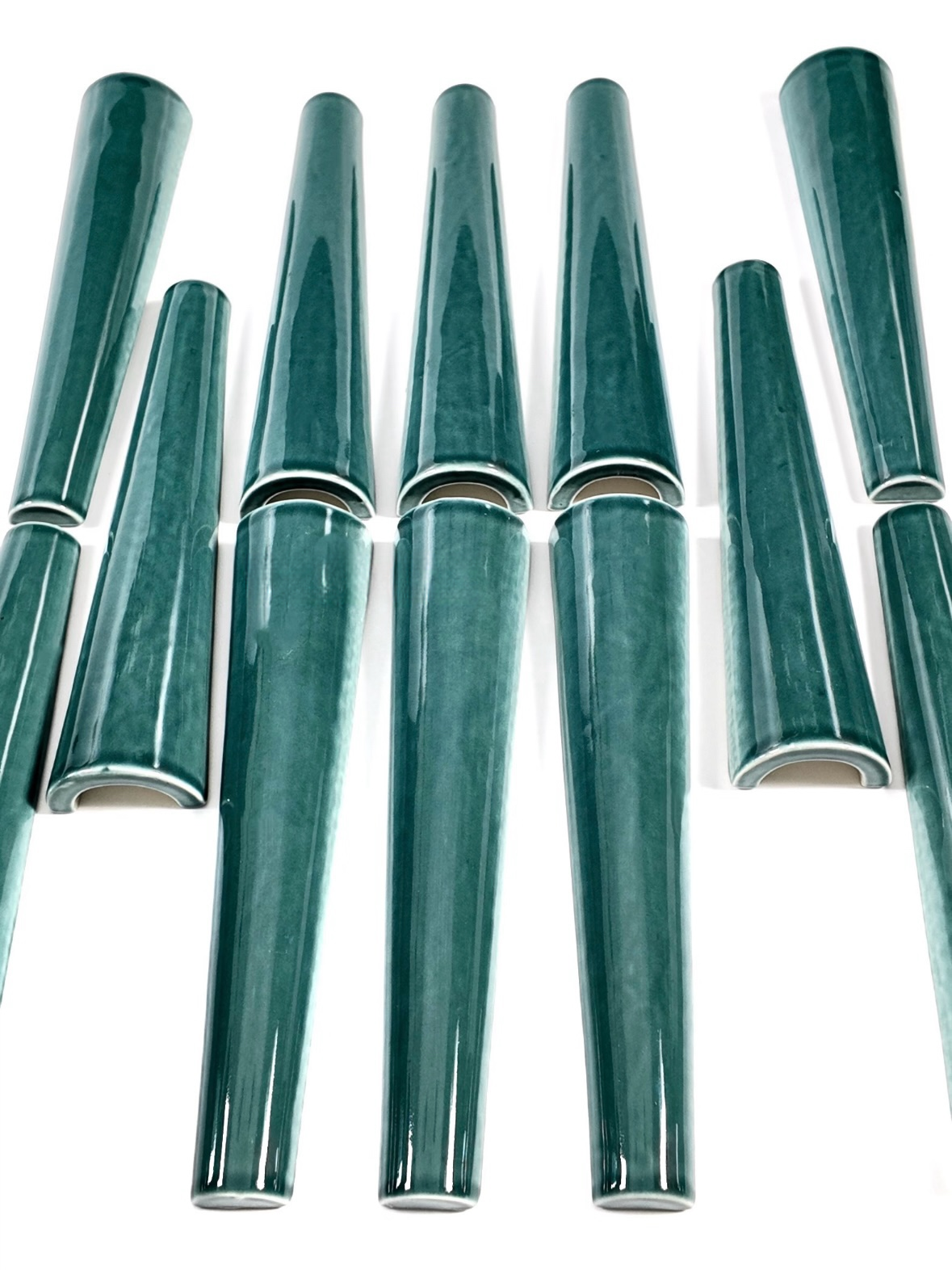Teal Taper Relief Tile