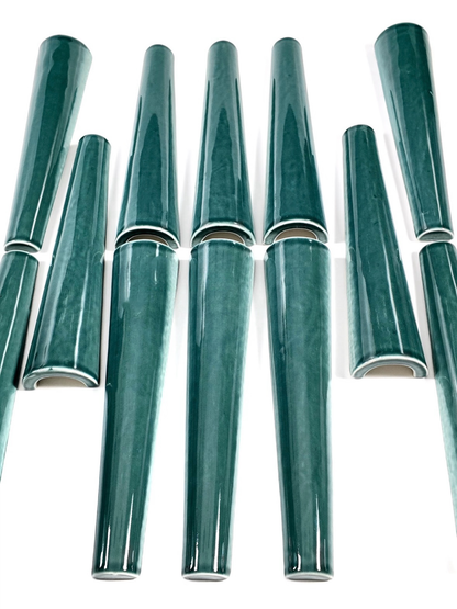 Teal Taper Relief Tile