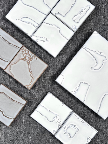 Contour Tide Handmade Tile