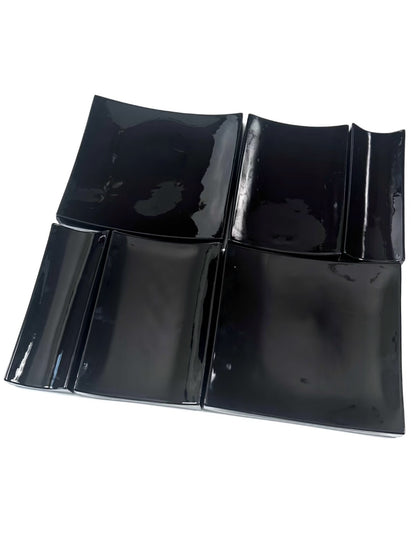 Midnight Curve Relief Tile