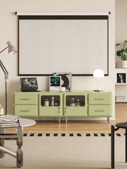 Japanese Vintage-Style TV Storage Combination