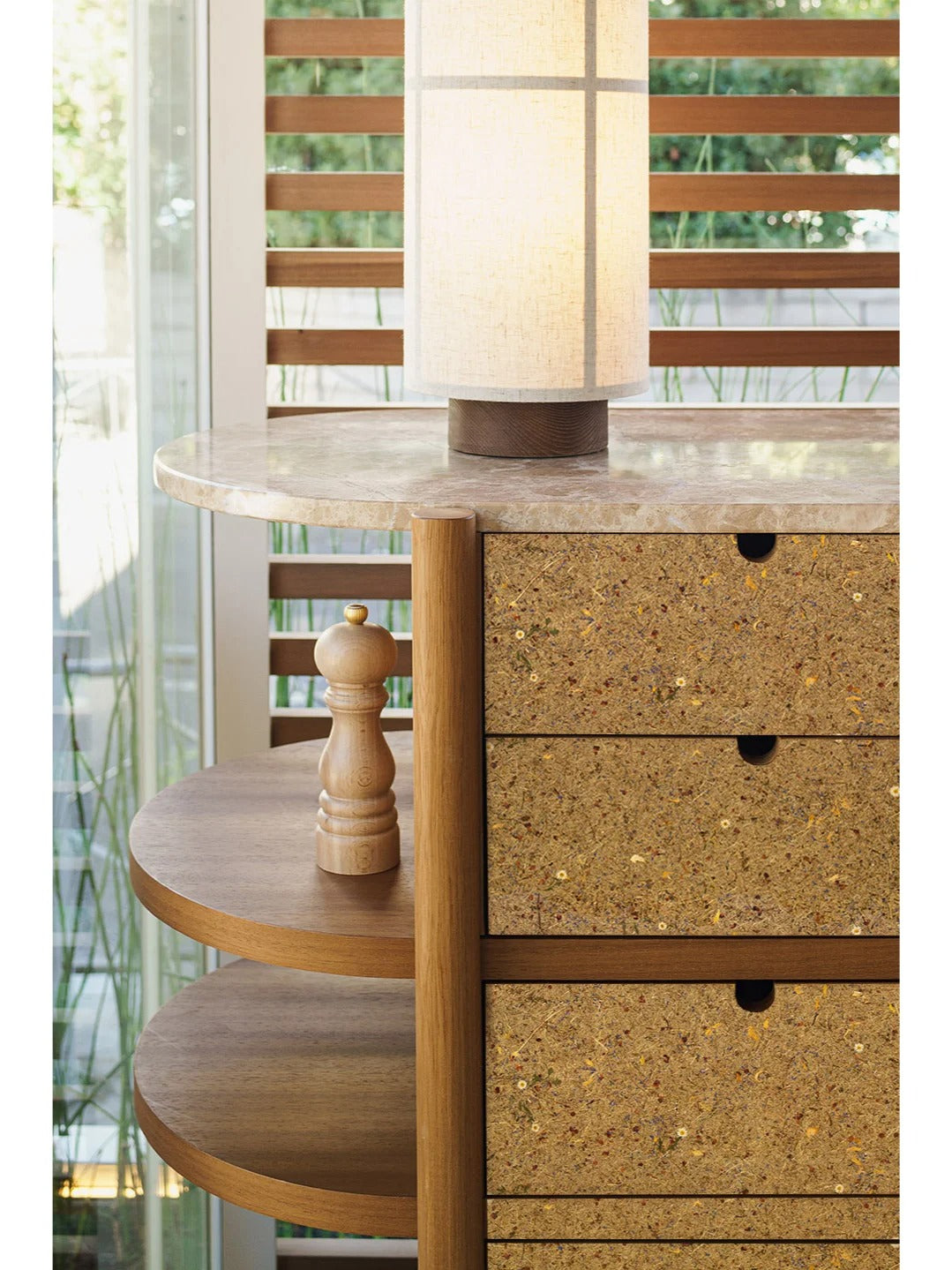 Purple Flower Biomass Board