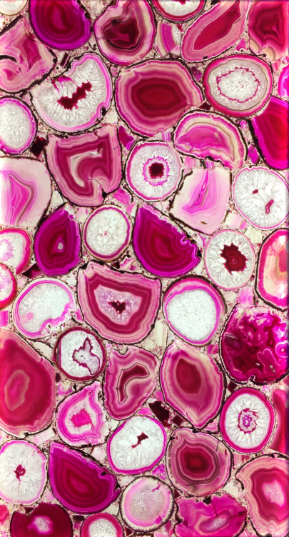 Rosé Agate Gemstone Slab