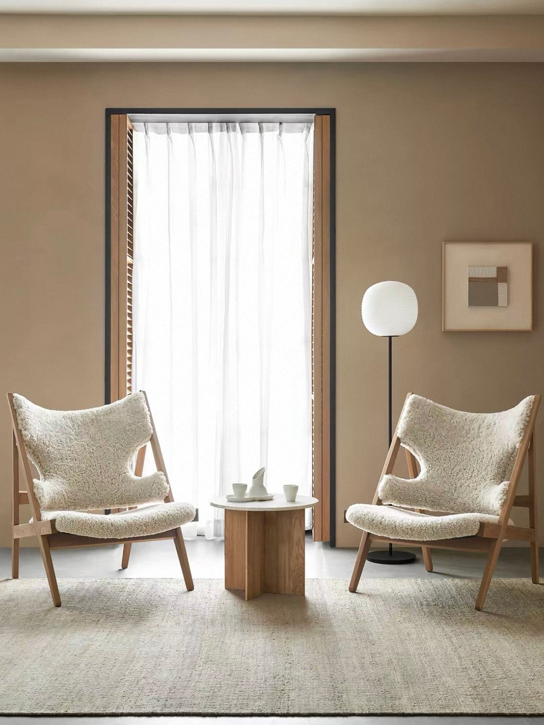 Shearline Sheepskin Lounge Accent Chair