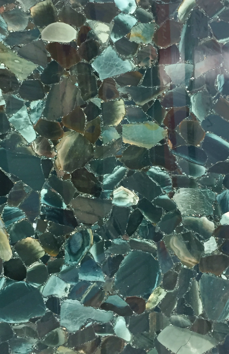 Lotus Green Agate Gemstone Slab