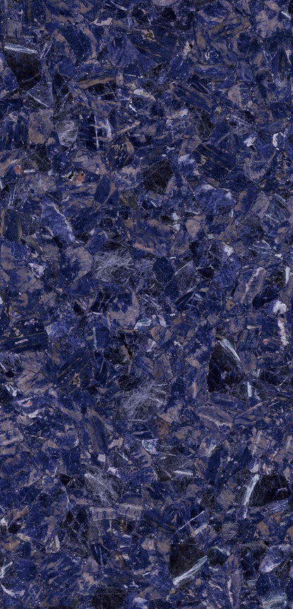 Royal Sapphire Translucent Gemstone Slab