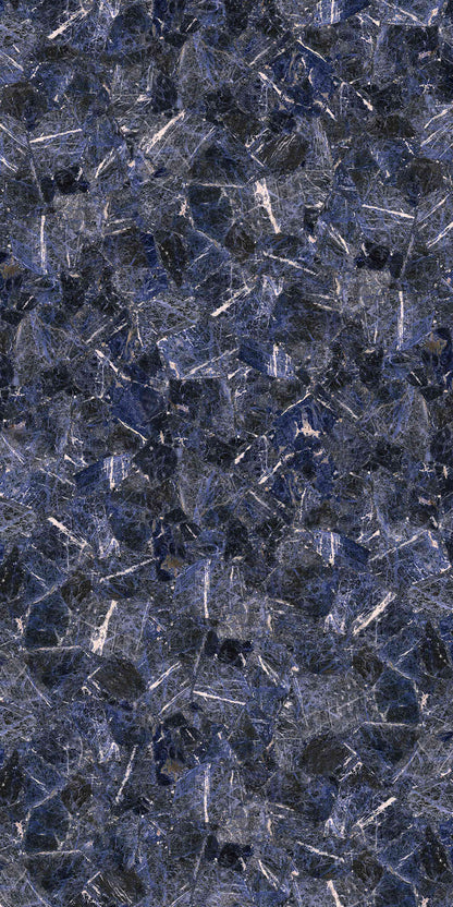 Royal Sapphire Translucent Gemstone Slab