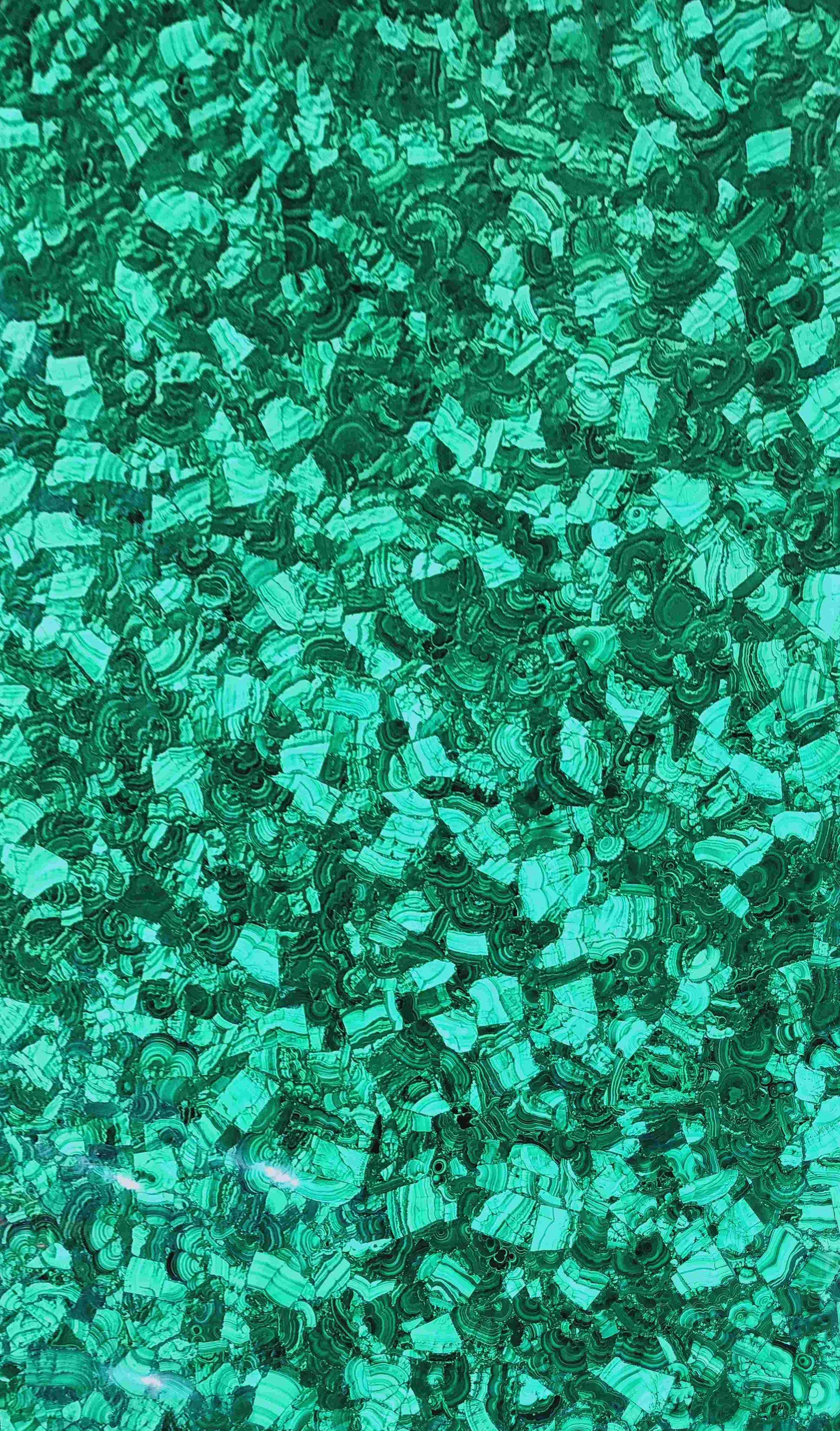 Imperial Malachite Translucent Gemstone Slab